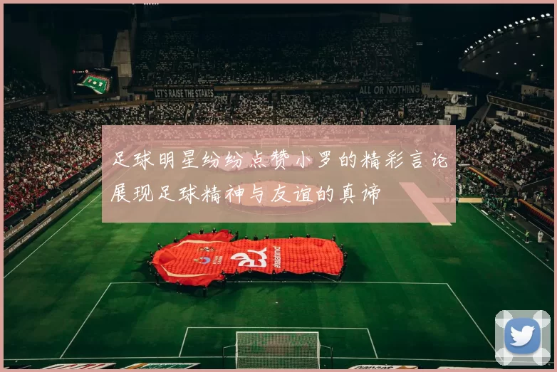 足球明星纷纷点赞小罗的精彩言论展现足球精神与友谊的真谛